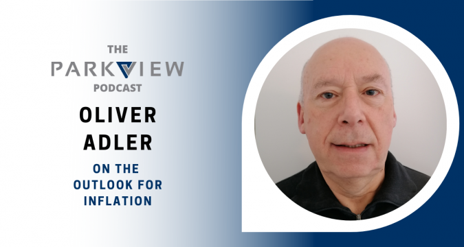 Episode 20: Oliver Adler on the Outlook for Inflation